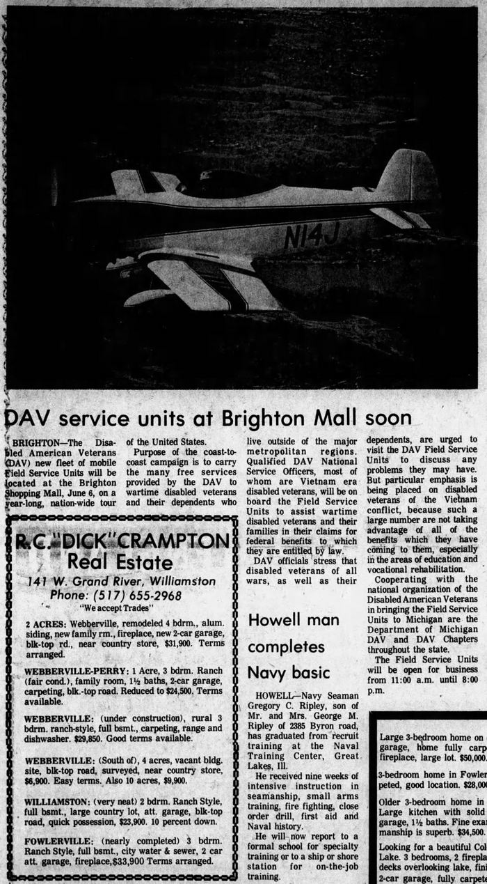 Brighton Mall - May 22 1974 Dav Service (newer photo)